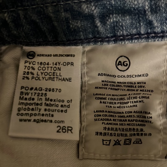 Adriano Goldschmild Jean Shorts - size 26R - longer length - Picture 15 of 16